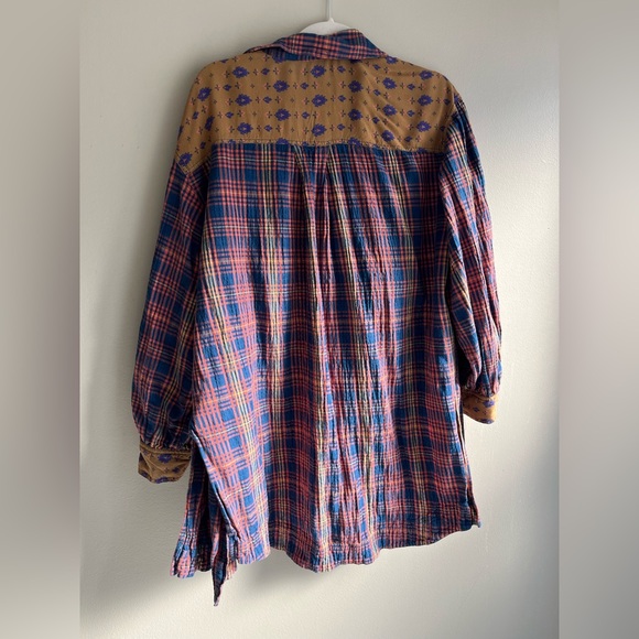 Free People Zion Plaid Shirt Set - Picture 6 of 6